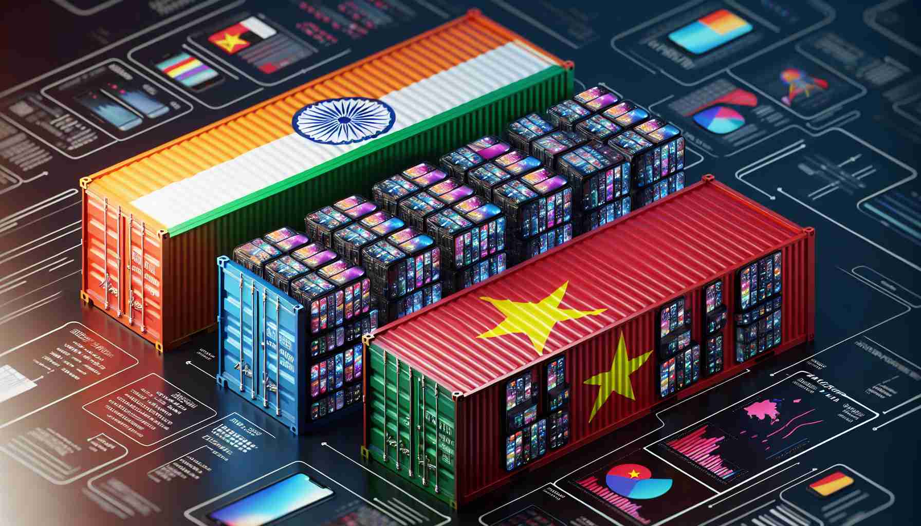 India Lags Behind China and Vietnam in Smartphone Exports