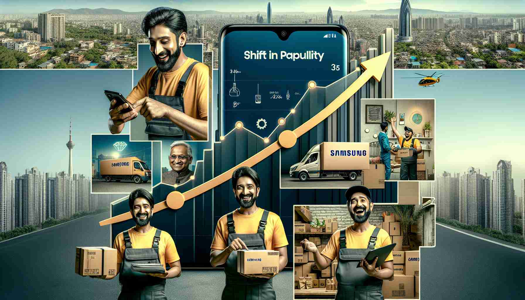 Shift in Popularity: Samsung Favored Amongst Delivery Workers in India