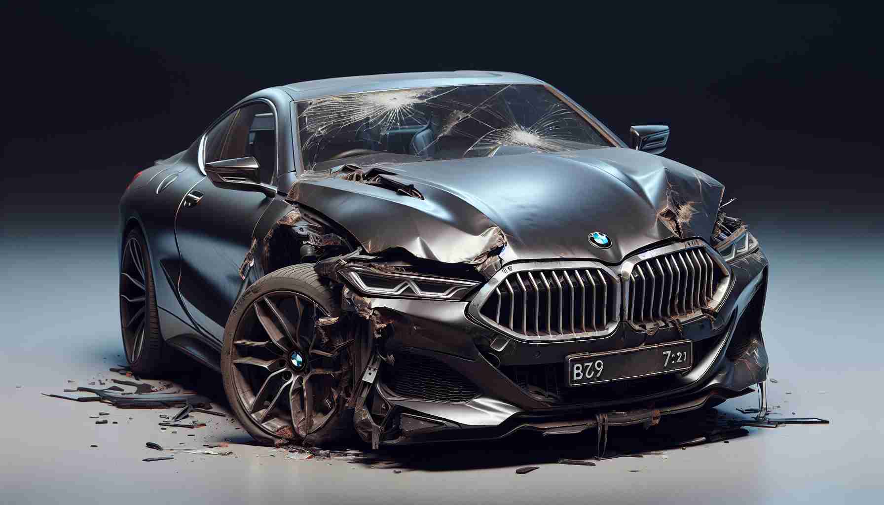 Rzadkie BMW 8 Jeffa Koonsa za 350 000 zł już zostało poważnie uszkodzone