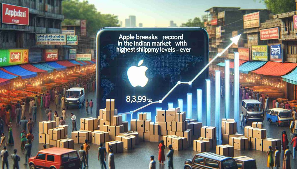 Apple Breaks Records in the Indian Market with Highest Shipment Levels Ever