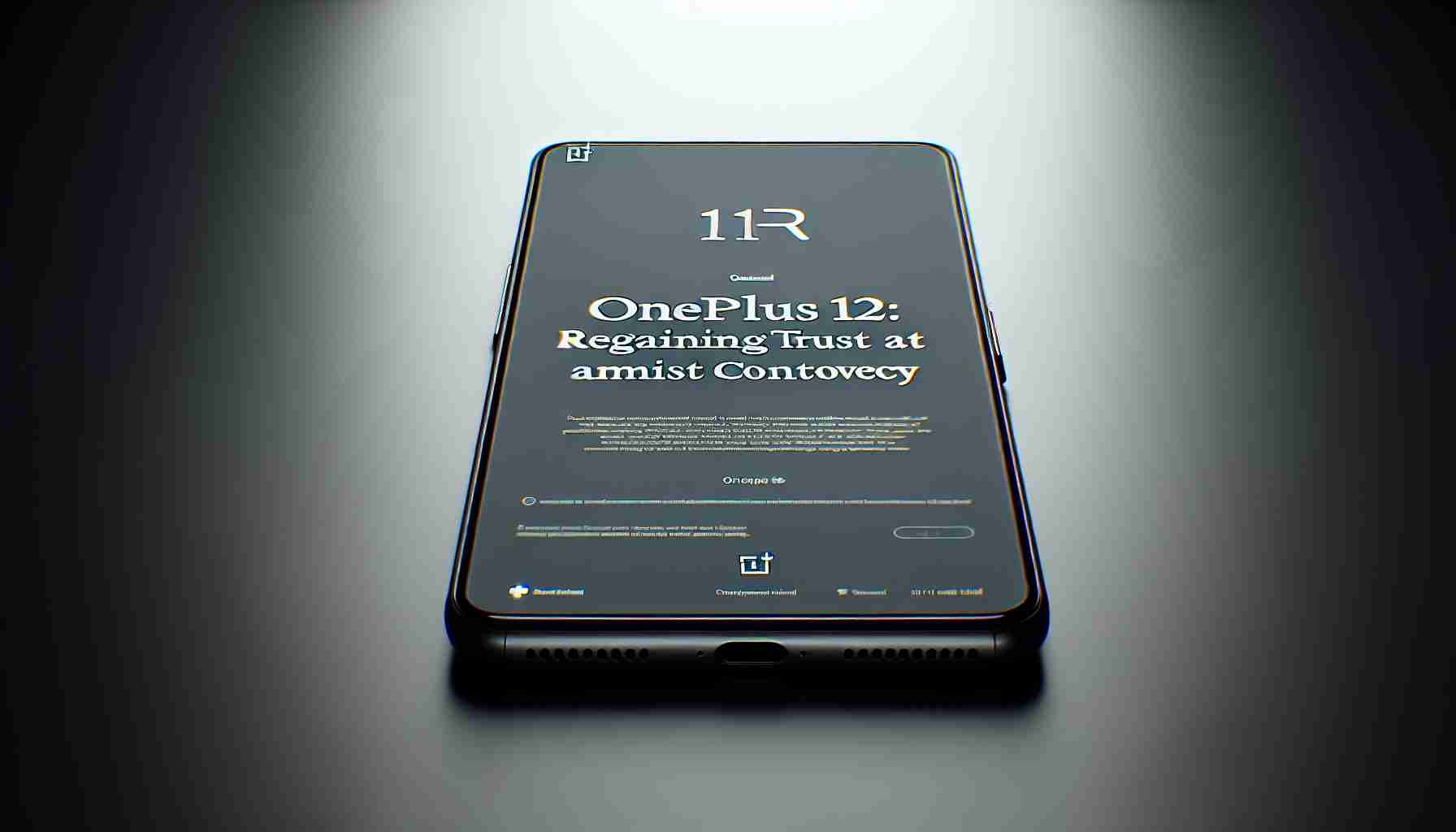 OnePlus 12R: Regaining Trust Amidst Controversy