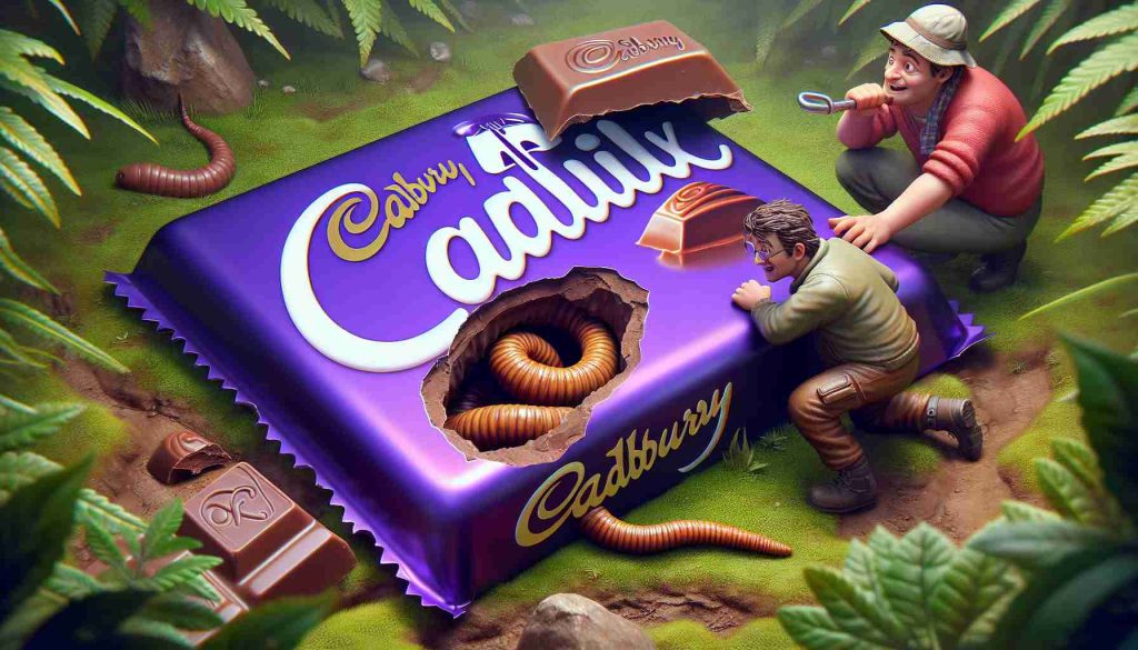 Poszukiwanie rozwiązania po incydencie z robakiem w czekoladzie Cadbury