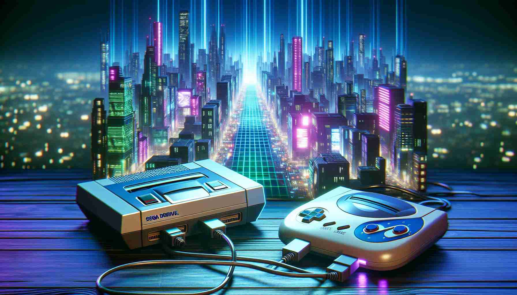 Kiedy Cyberpunk 2077 spotyka sega mega drive