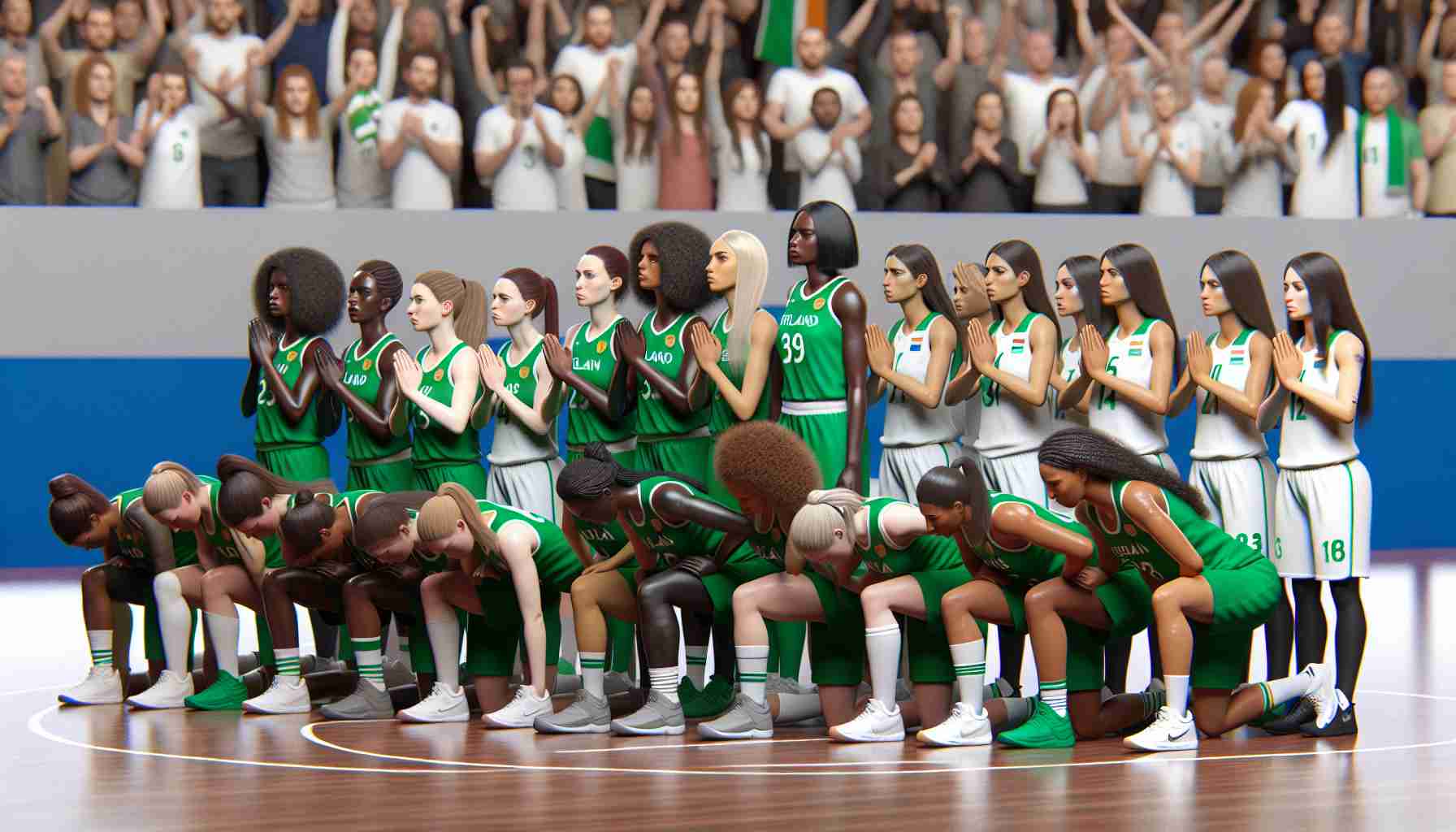 Irlandzka drużyna narodowa kobiet odmawia ukłonu drużynie Izraela na Eurobasket 2025