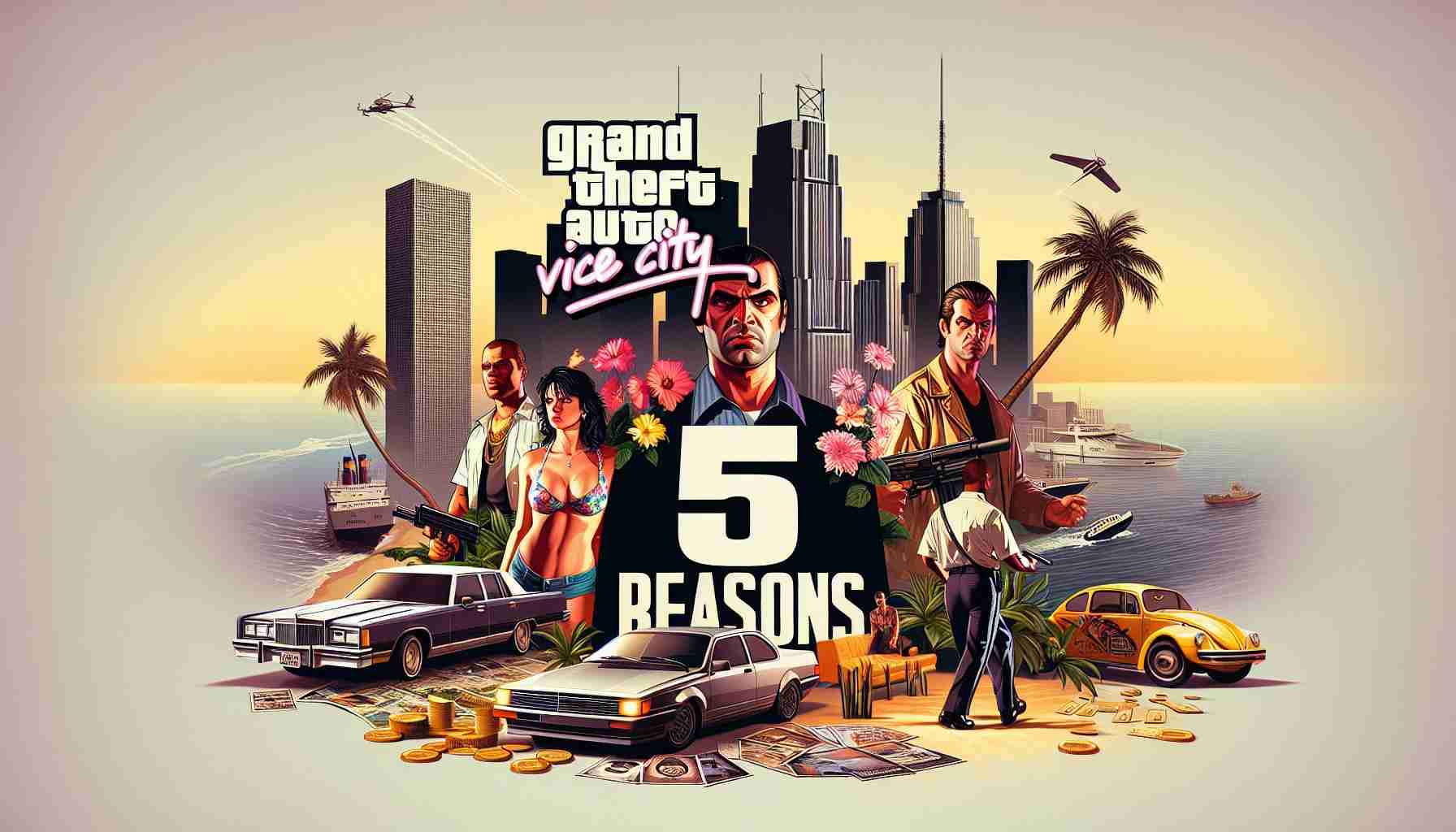 5 powodów, dla których Grand Theft Auto: Vice City to jeden z najlepszych gier w historii