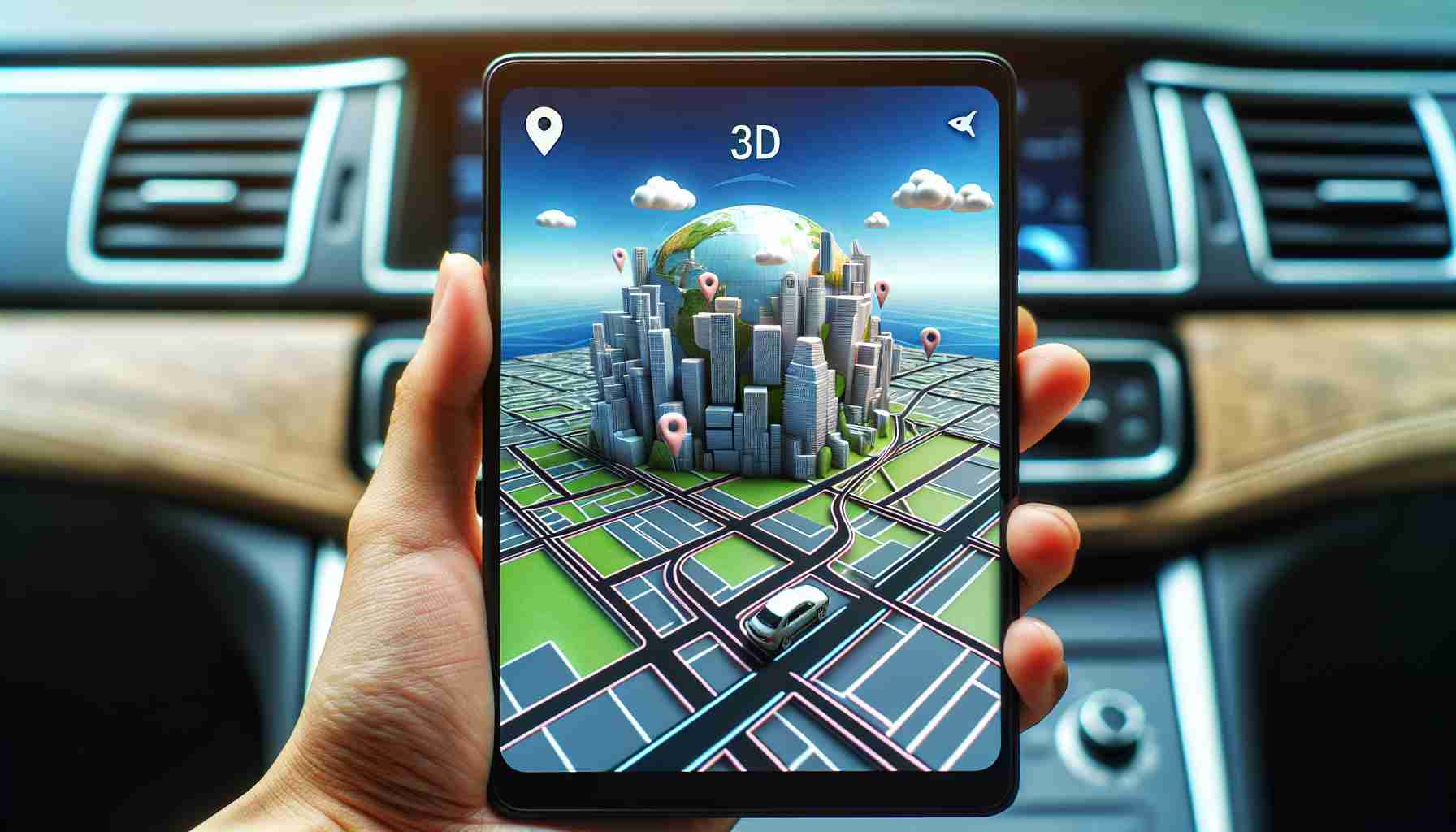 Explore the World in 3D with Google Maps on Android Auto