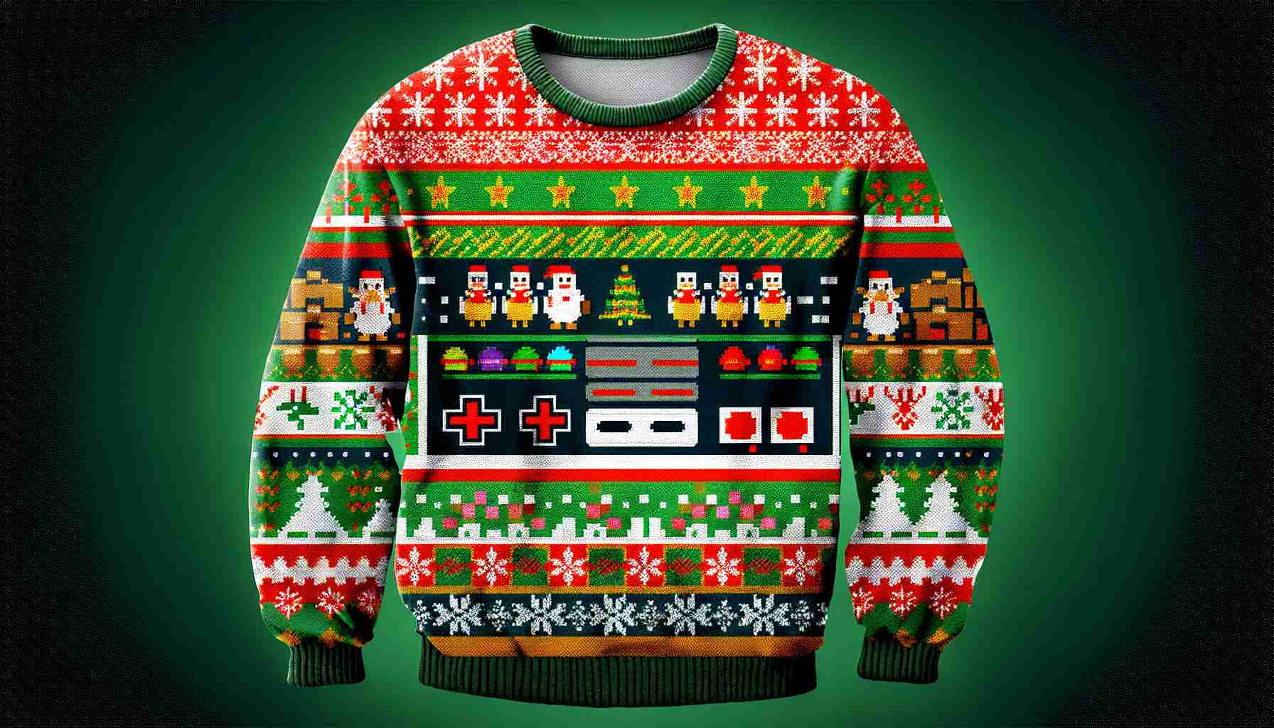 Ugly Christmas Sweater Nintendo: Świąteczne klimaty w stylu gier