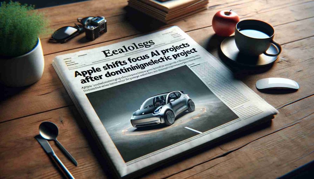 Apple Shifts Focus to AI Projects after Discontinuing Electric Car Project