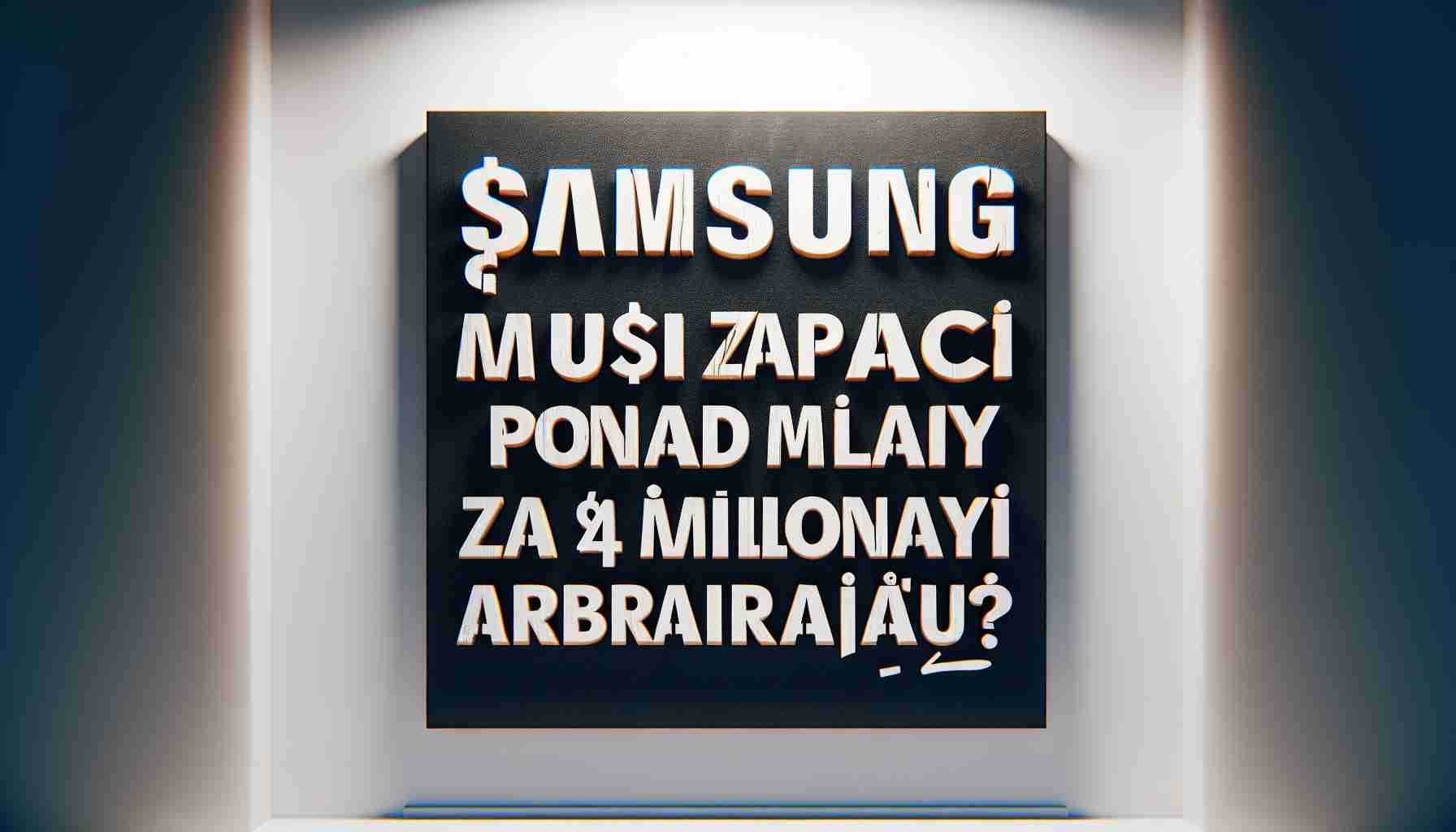 Czy Samsung musi zapłacić ponad $4 miliony za opłatami arbitrażu?