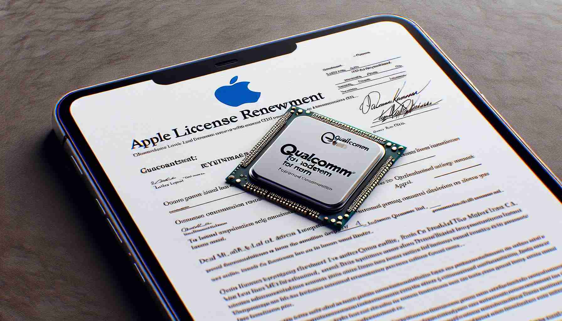 Apple Przedłuża Umowę Licencyjną z Qualcomm na Chipy Modemowe