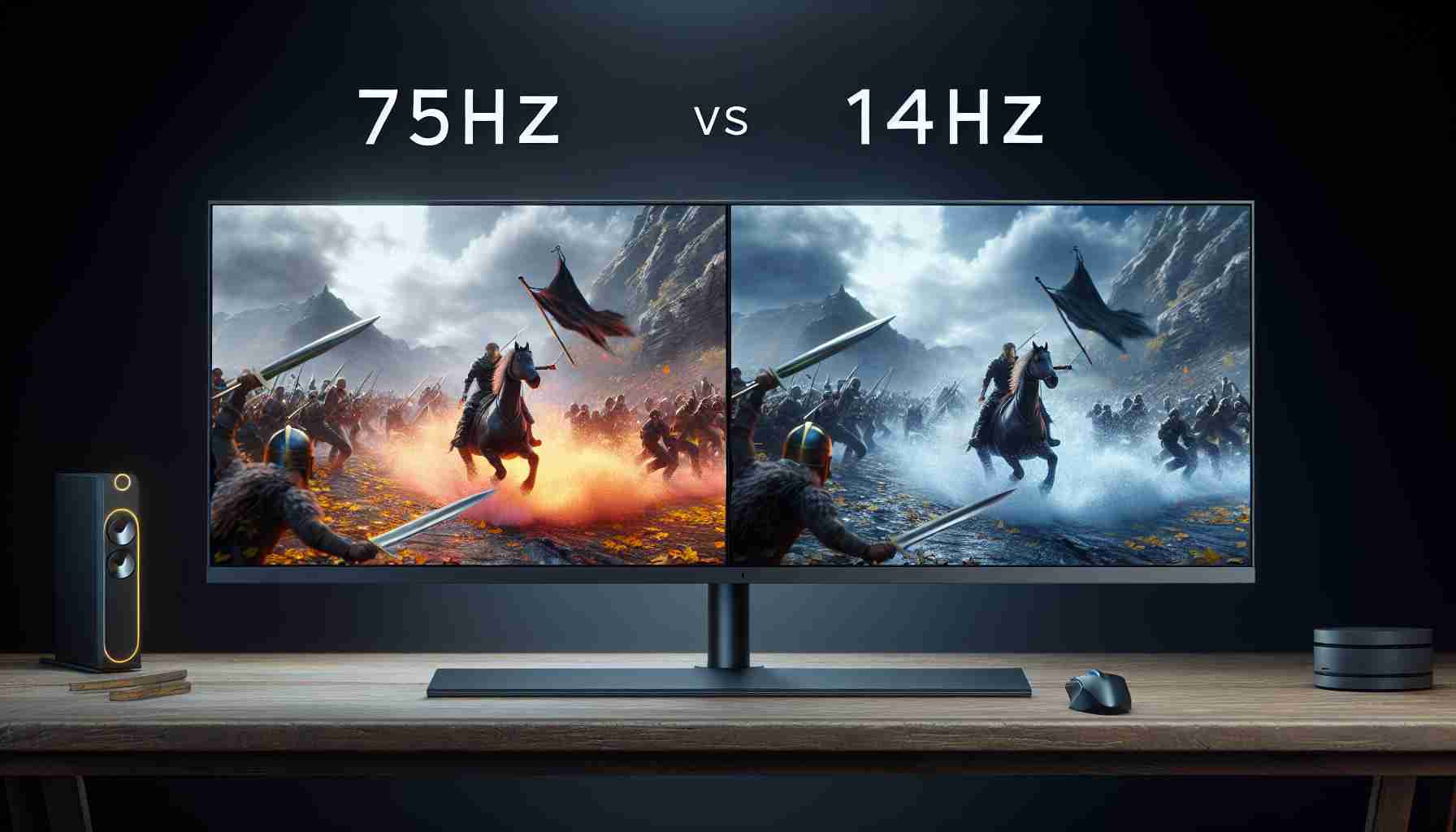 Gaming 75Hz vs 144Hz: Porównanie wydajności i płynności