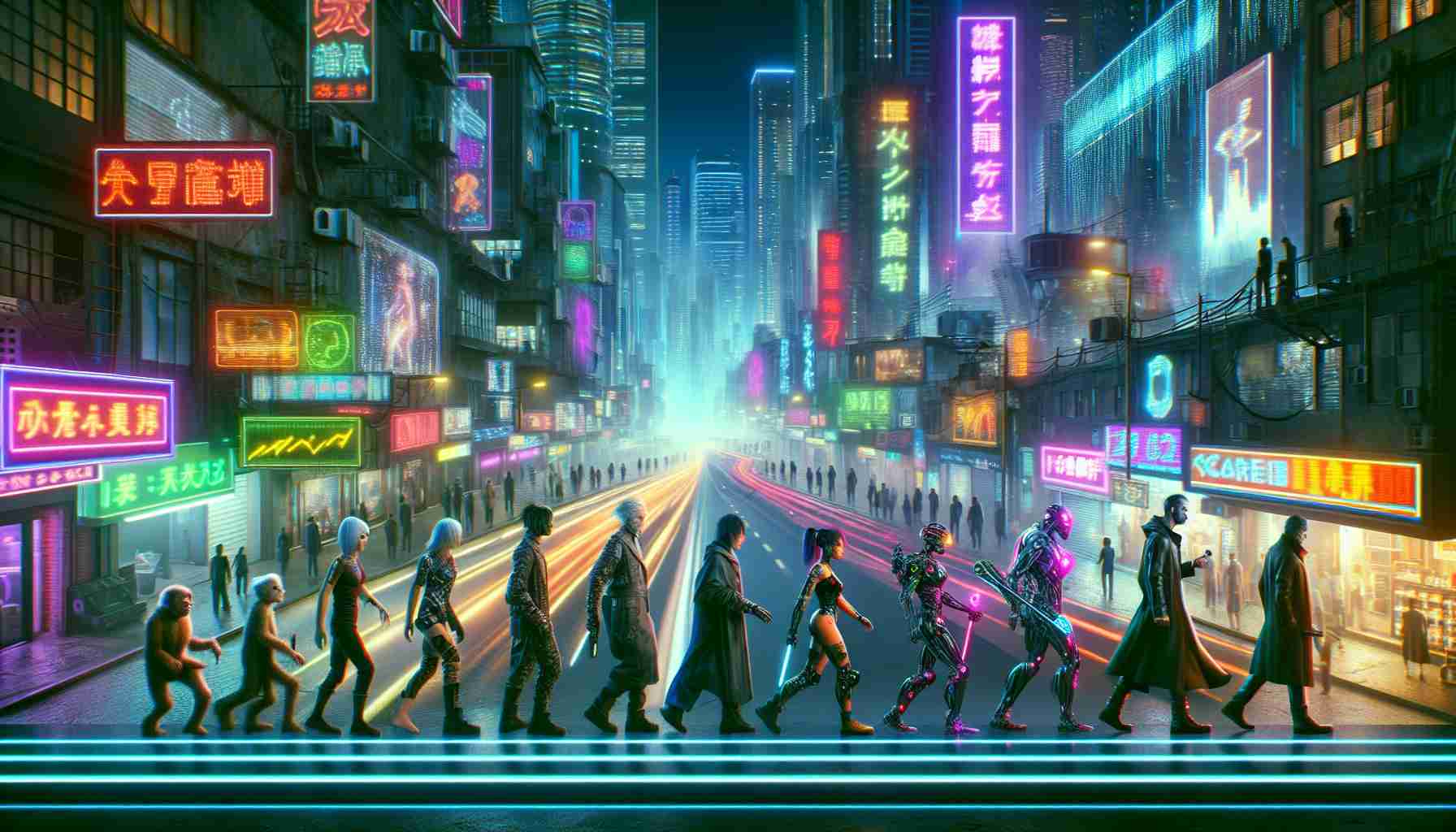 Evolution of Cyberpunk Aesthetics