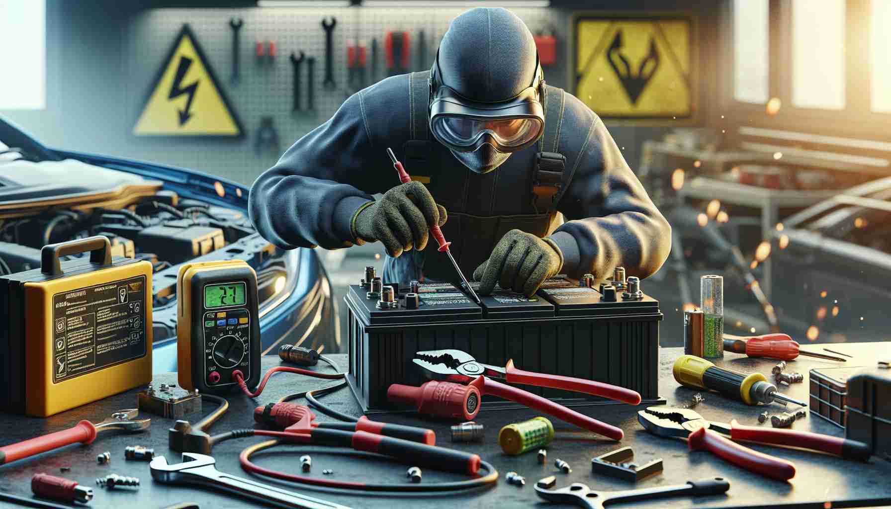 The Art of Repairing Car Batteries: A Risky Endeavor