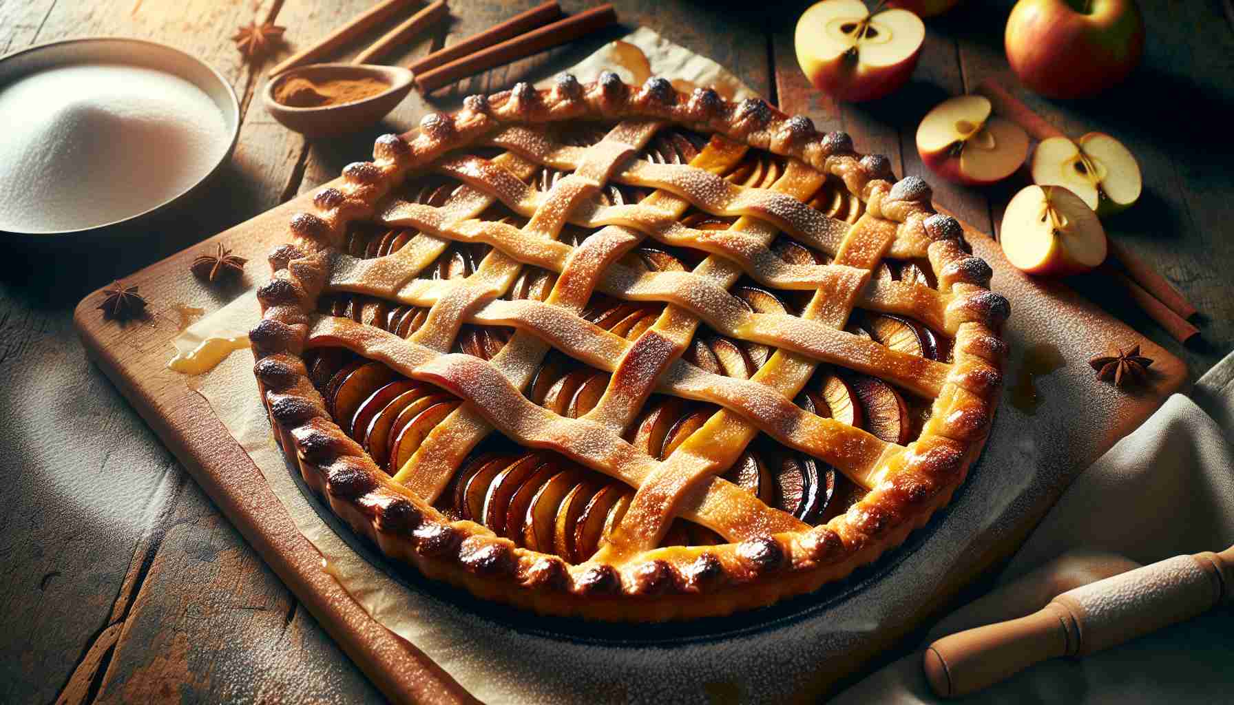 Experience the Delight of Apple Crostata