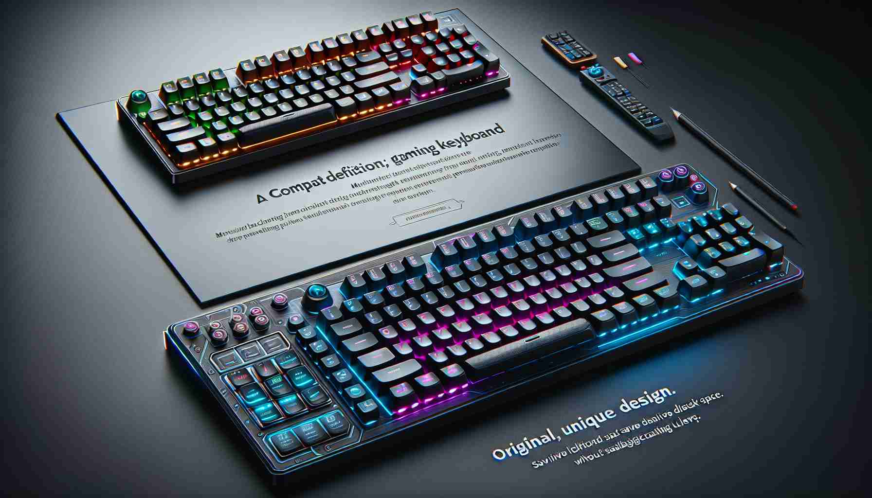 2. Gaming Keyboards with Compact Design