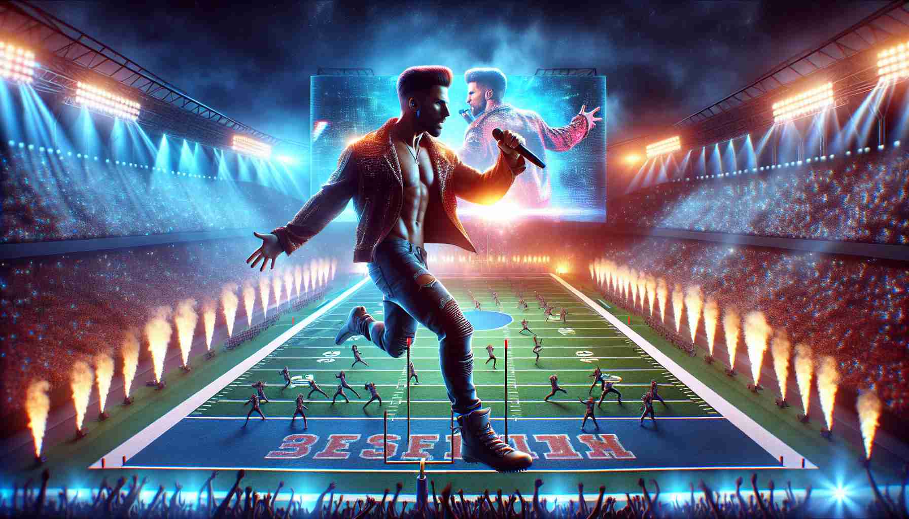 Super Bowl LVIII: Usher Steals the Show at Halftime with Spectacular Performance