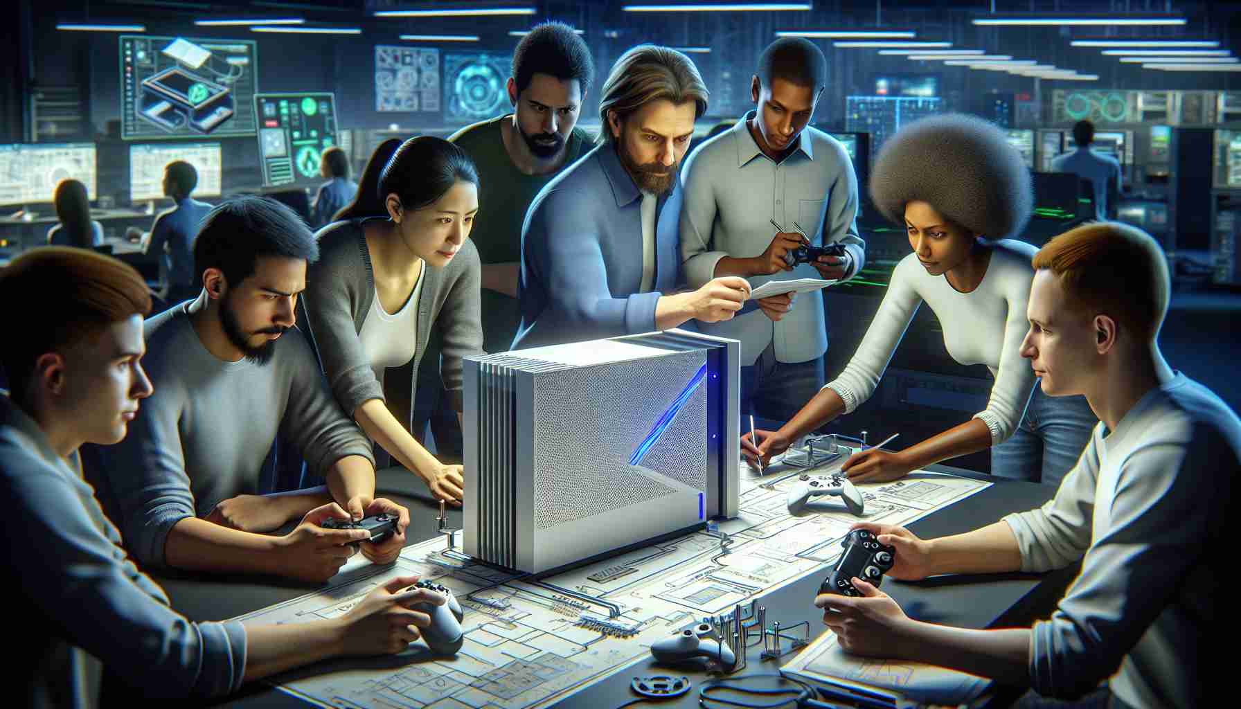 Game Developers Working on New Console