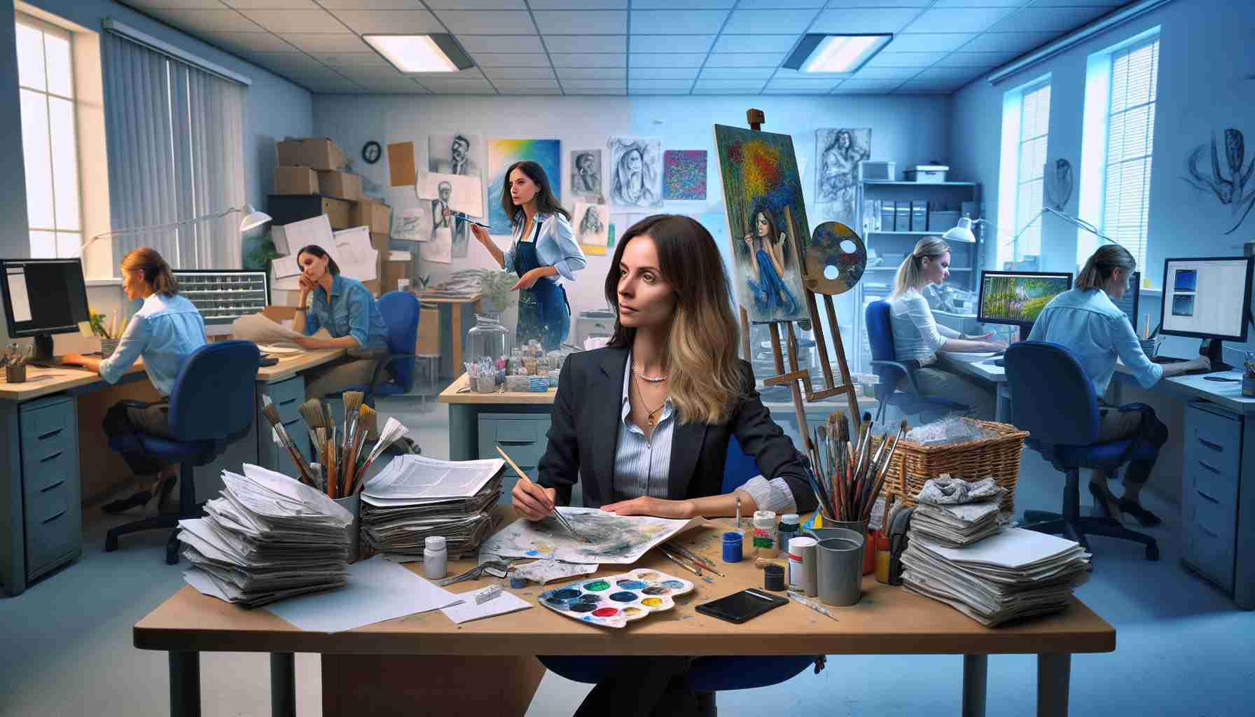 From Office Worker to Professional Artist