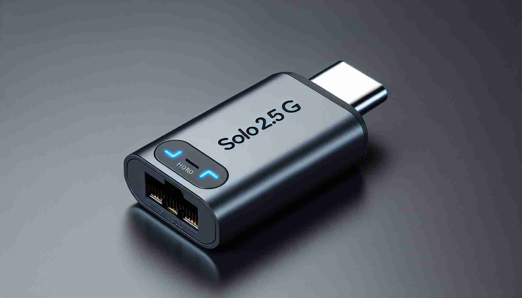 Solo2.5G USB-C do adaptera Ethernet 2.5 Gigabit – Szybkie połączenie sieciowe