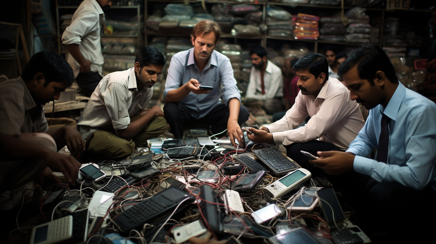 Wat zijn de invoerrechten op mobiele telefoons in India?