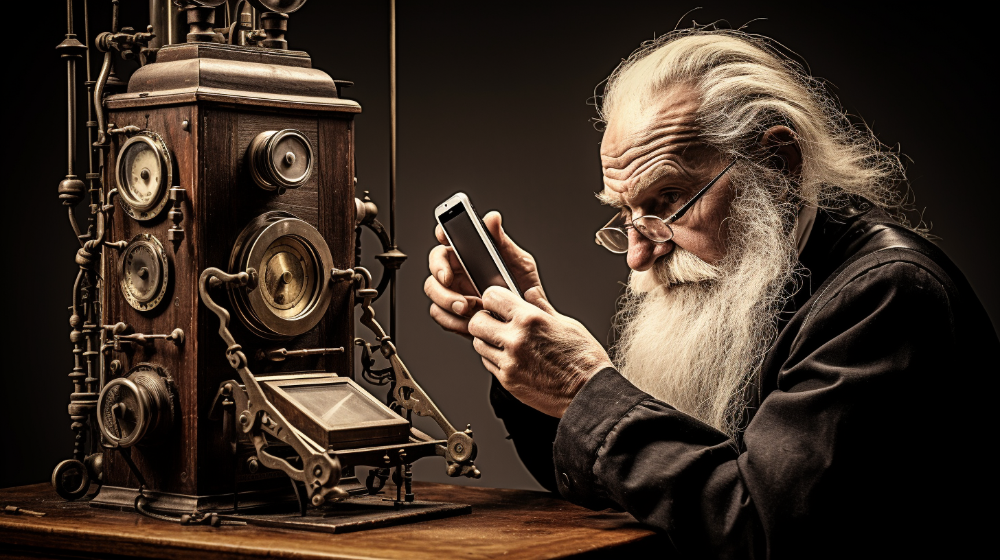 Wie heeft de eerste mobiele telefoon uitgevonden?