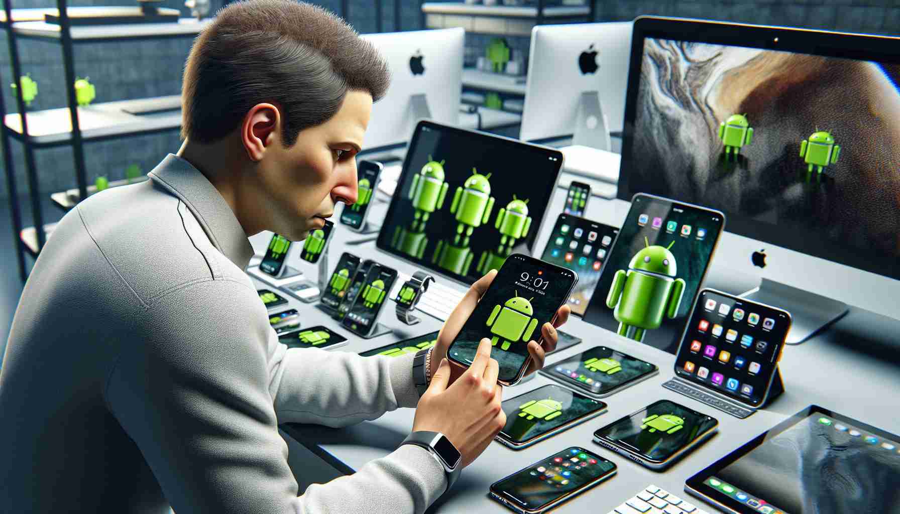 Exploring the Challenges of Using an Android Smartphone in the Apple Ecosystem