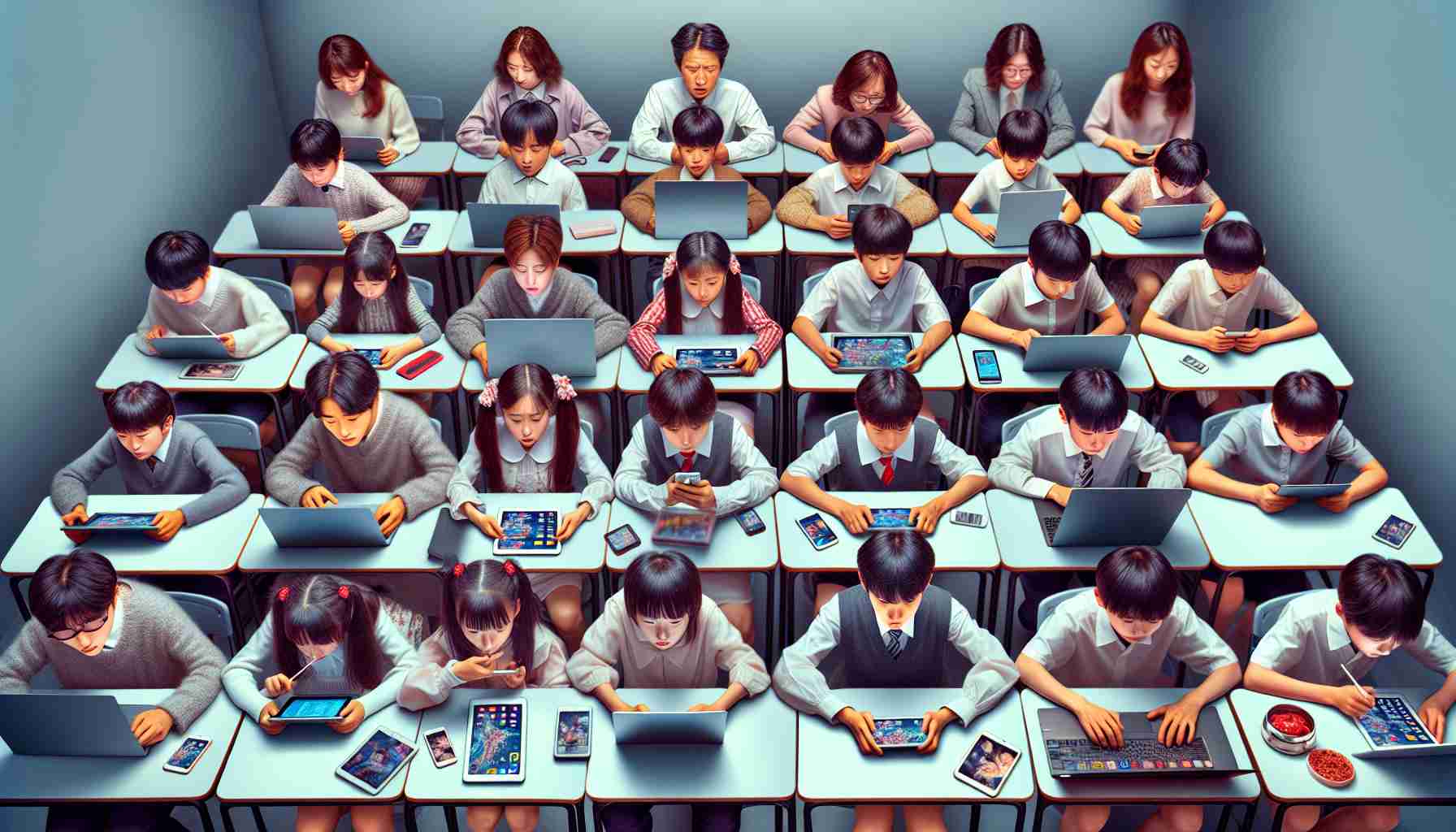 South Korean Children and Teens Embrace Technology Despite Parental Restrictions