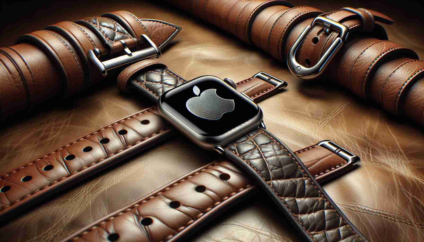 Luxurious Full-Grain Leather Straps Elevate the Apple Watch Experience