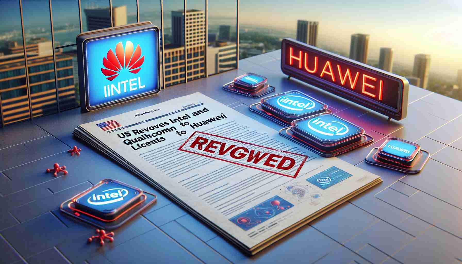 US Revokes Intel and Qualcomm Export Licenses to Huawei