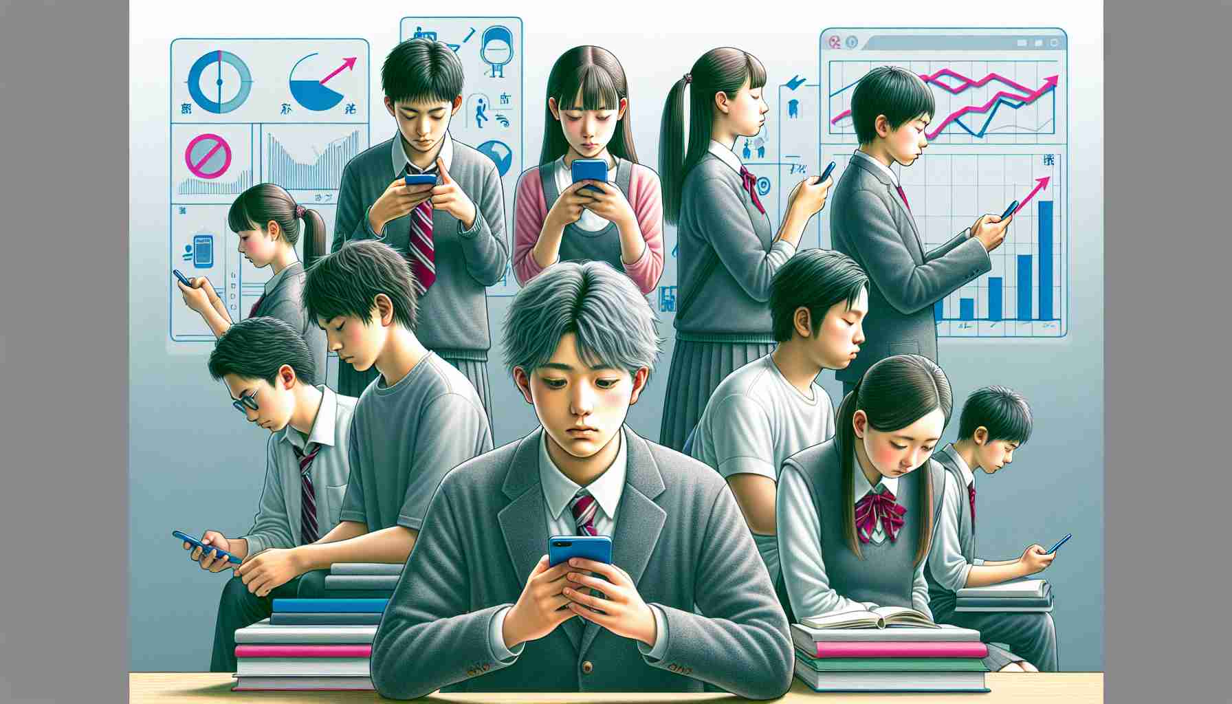 Rise in Lengthy Smartphone Usage Among Japanese Students, Concerns Emerge Over Health and Well-Being