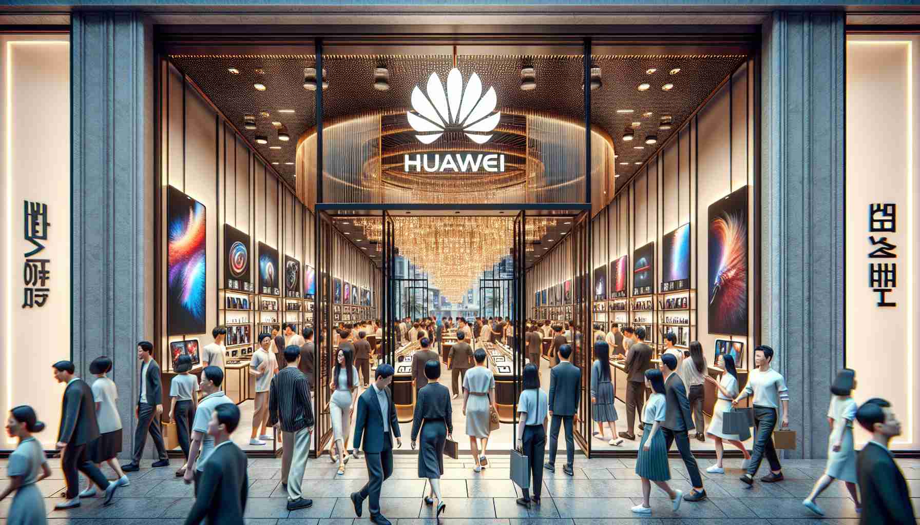 Huawei Expands Luxury Retail Presence to Challenge Apple in China