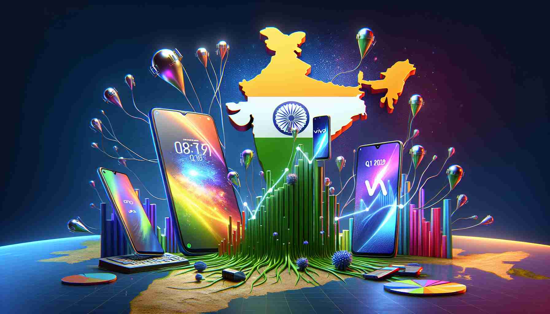 India’s Smartphone Market Flares Up with Vivo and Motorola’s Remarkable Growth in Q1 2024