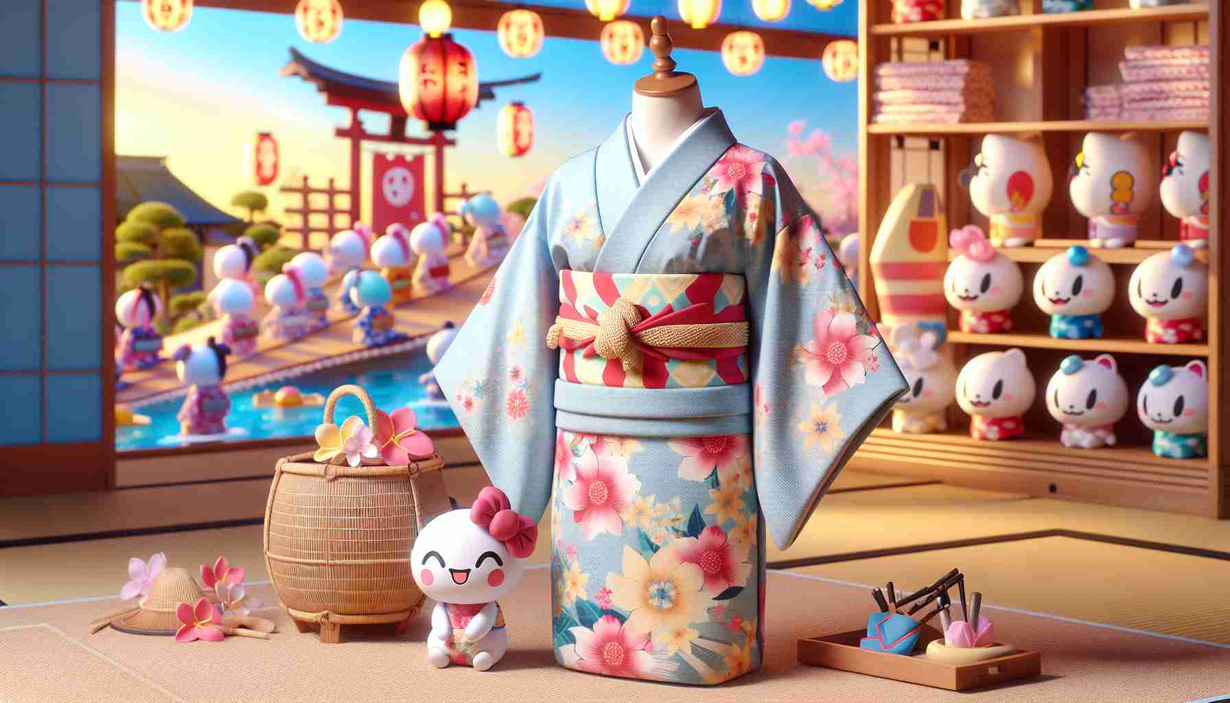 Explore Japanese Summer Elegance with Sanrio-themed Yukata