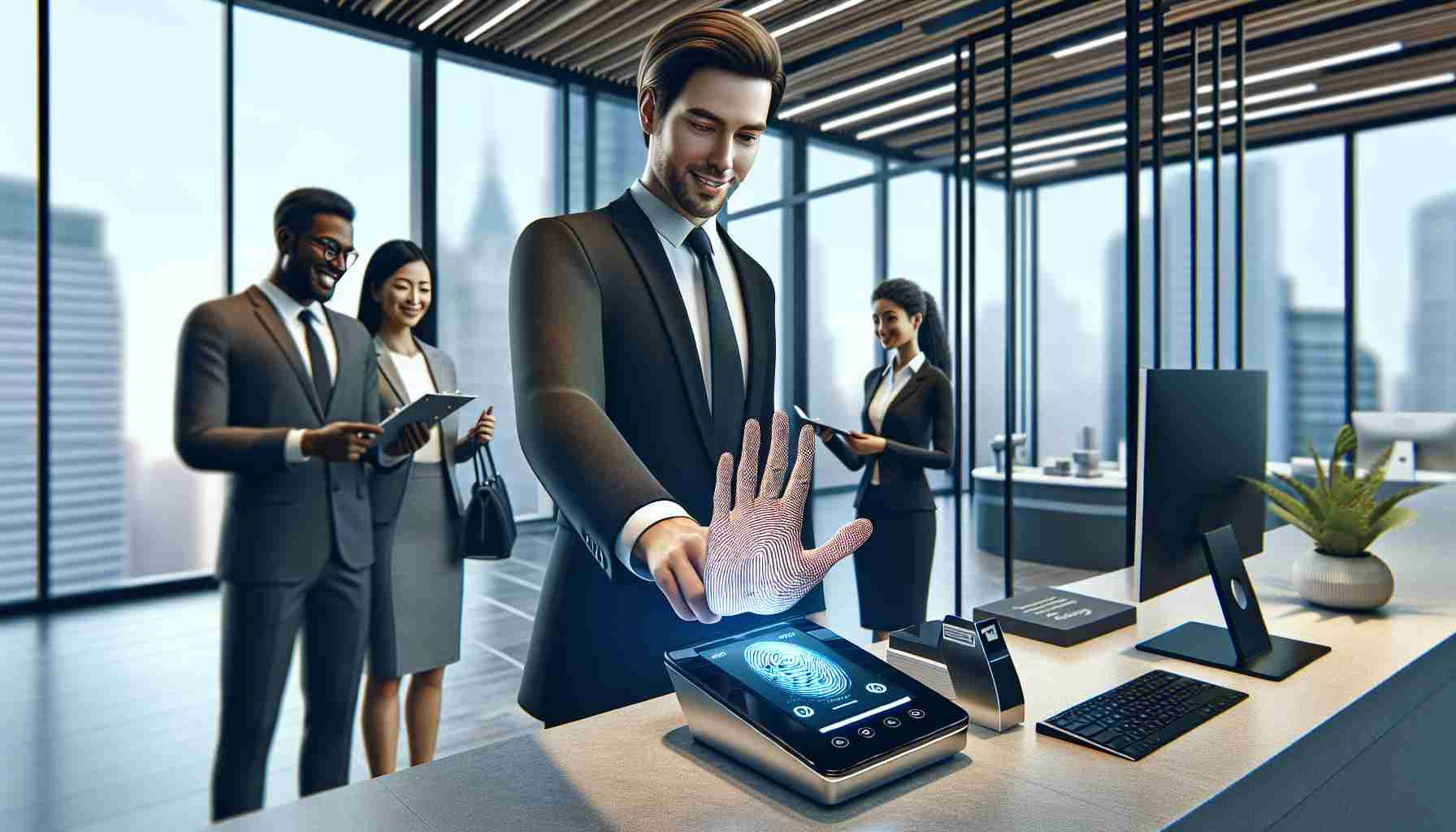 Innovating In-branch Banking with Contactless Palm Vein Authentication