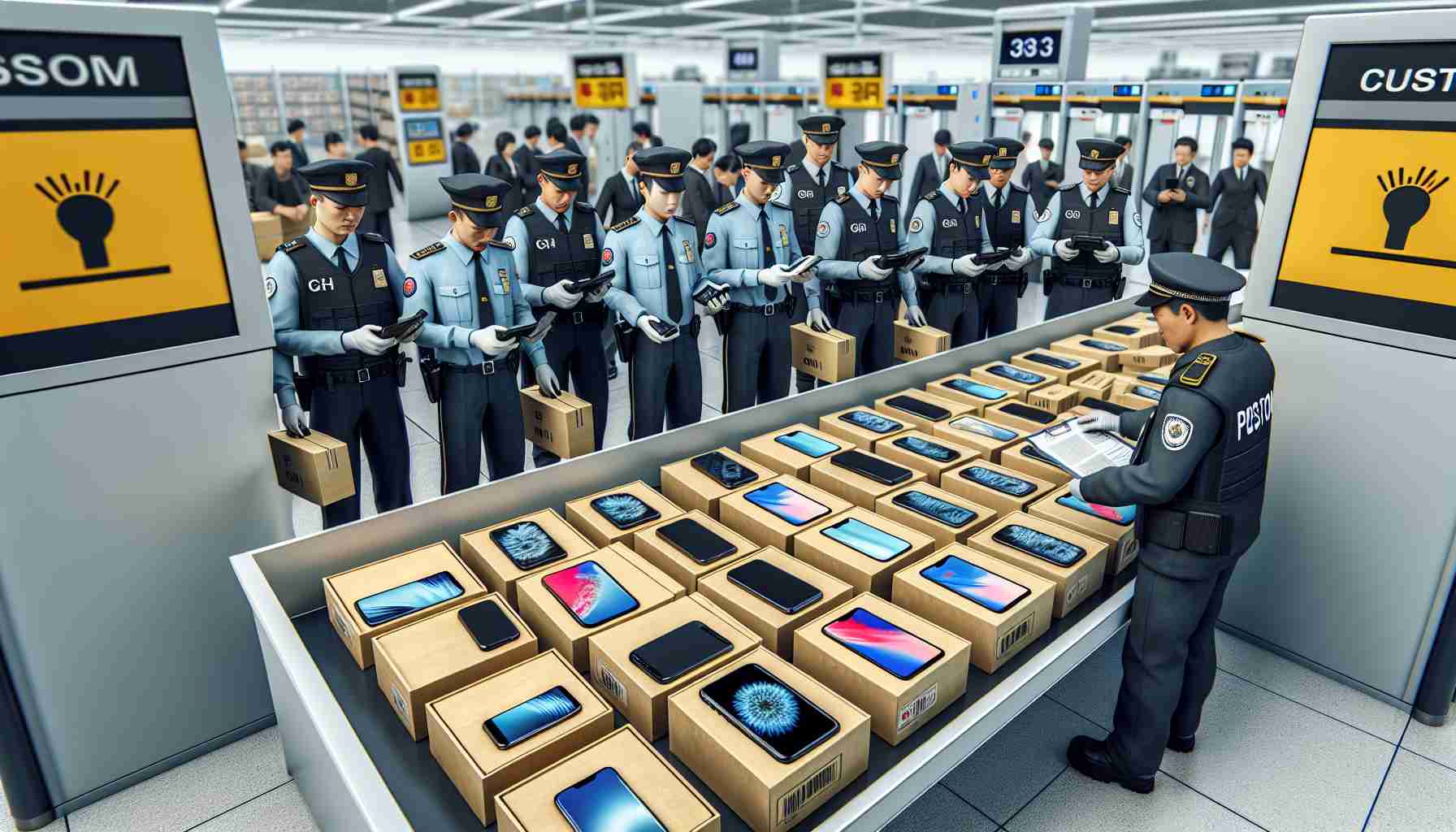 Crackdown on Counterfeits: South Korean Customs Seize Fake Smartphones