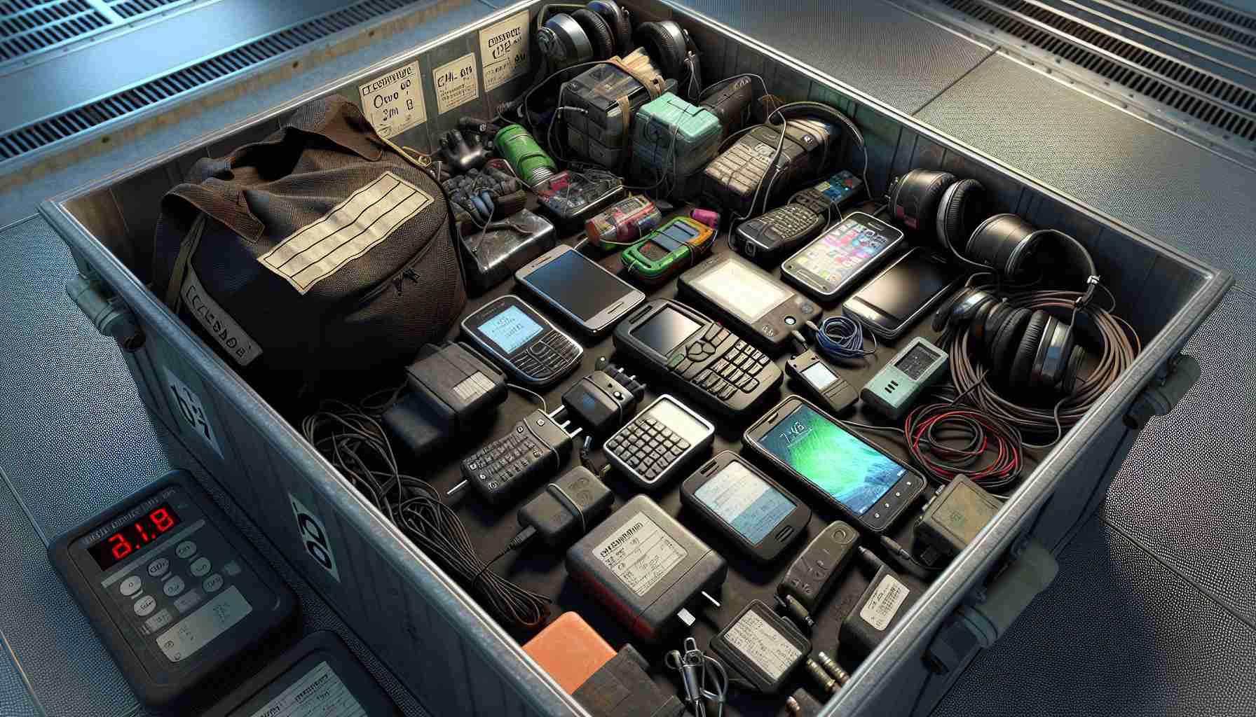 Electronic Devices Confiscated in High-Security Prison