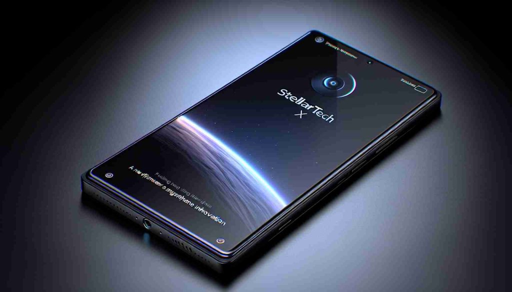 Introducing the StellarTech X1: A New Frontier in Smartphone Innovation