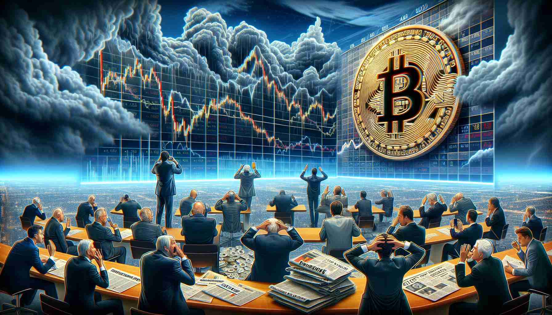 Read more about the article Bitcoin price falls amid economic uncertainty