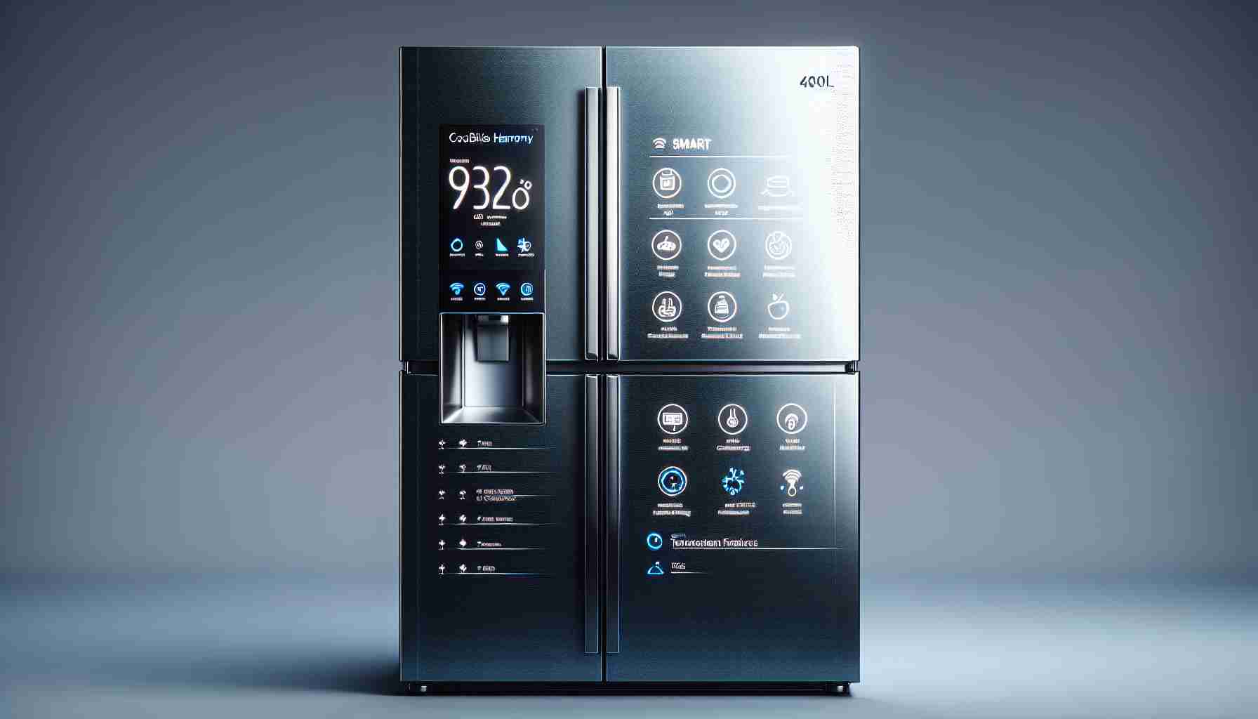 Introducing the CoolBliss Harmony 400L Smart Refrigerator