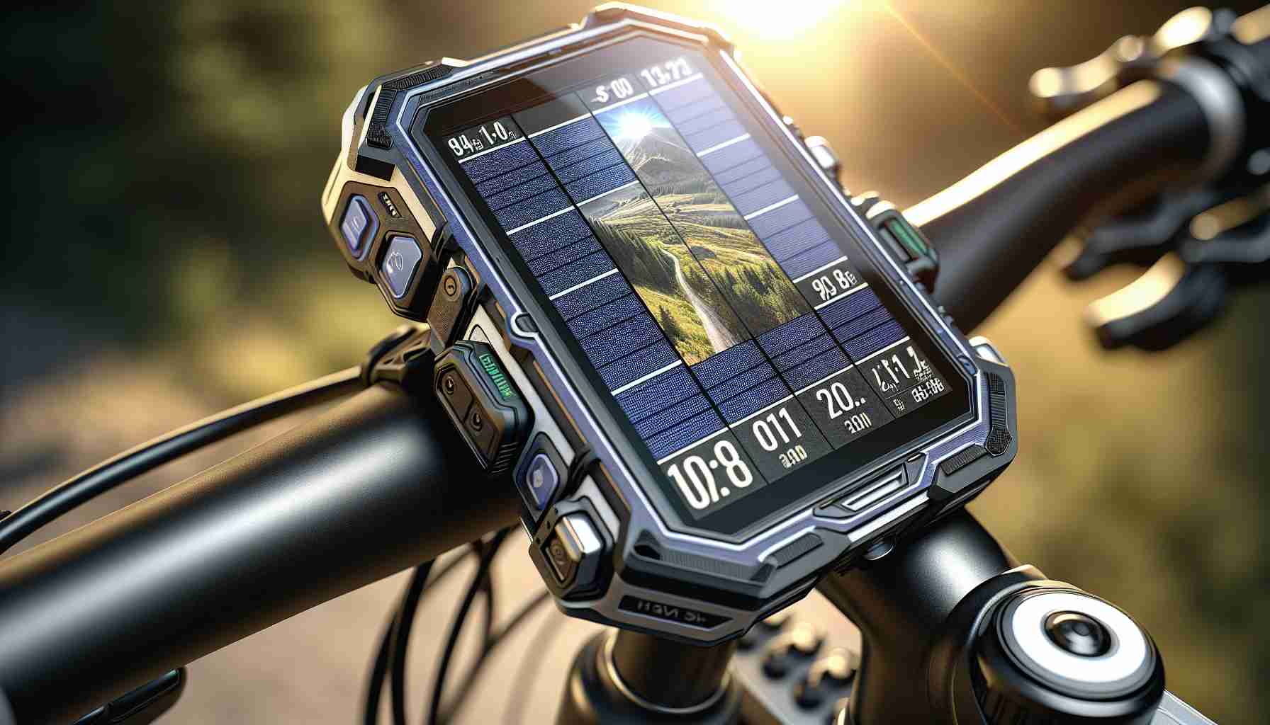 Revolutionizing Cycling Tech: Introducing the Solar-Powered GPS Bike Computer