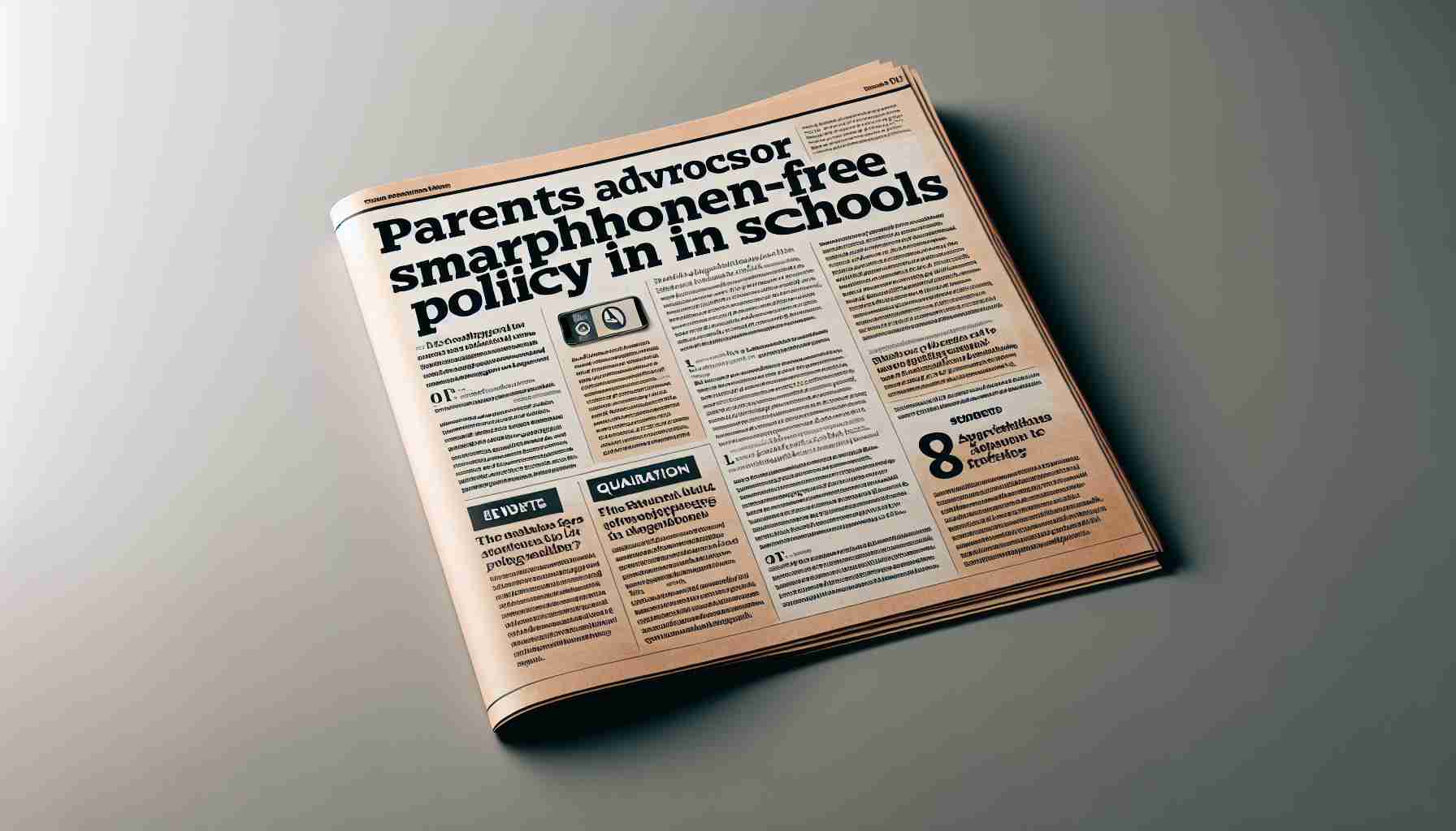 Article: Parents Advocate for Smartphone-Free Policy in Schools