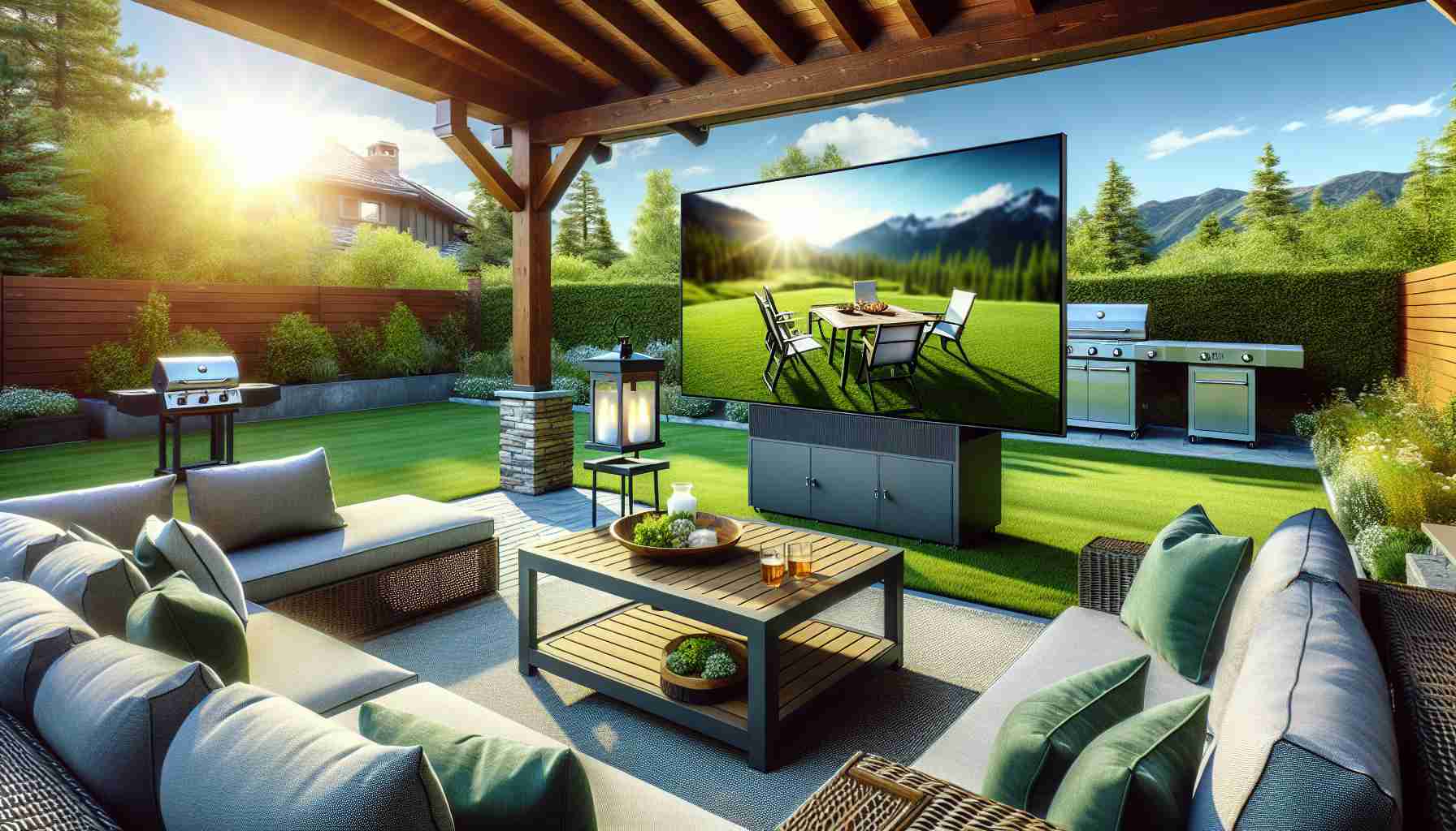 Enhance Your Outdoor Entertainment with a Weatherproof TV