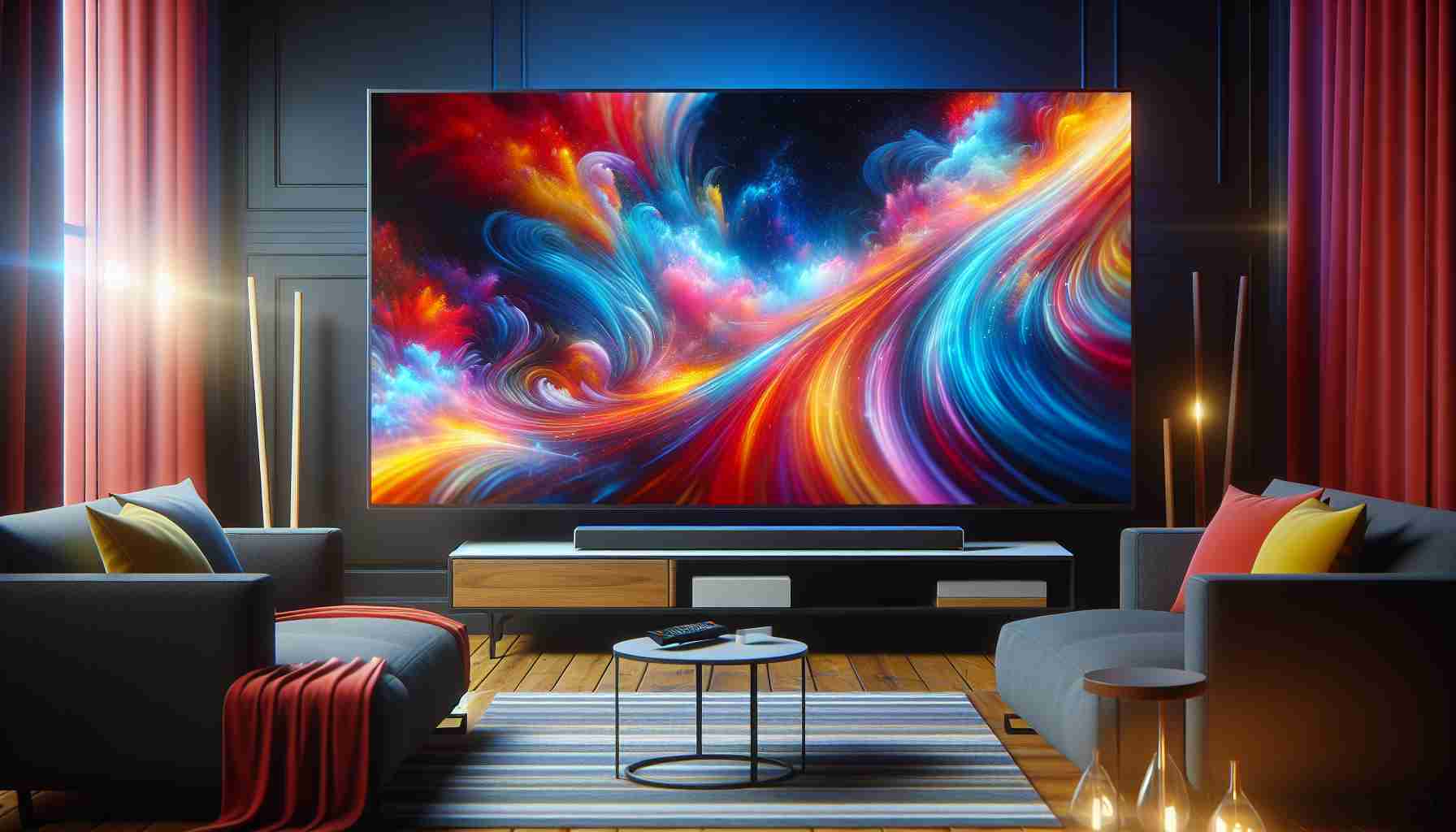 Bright Lights, Bold Colors: A Stunning TV Experience