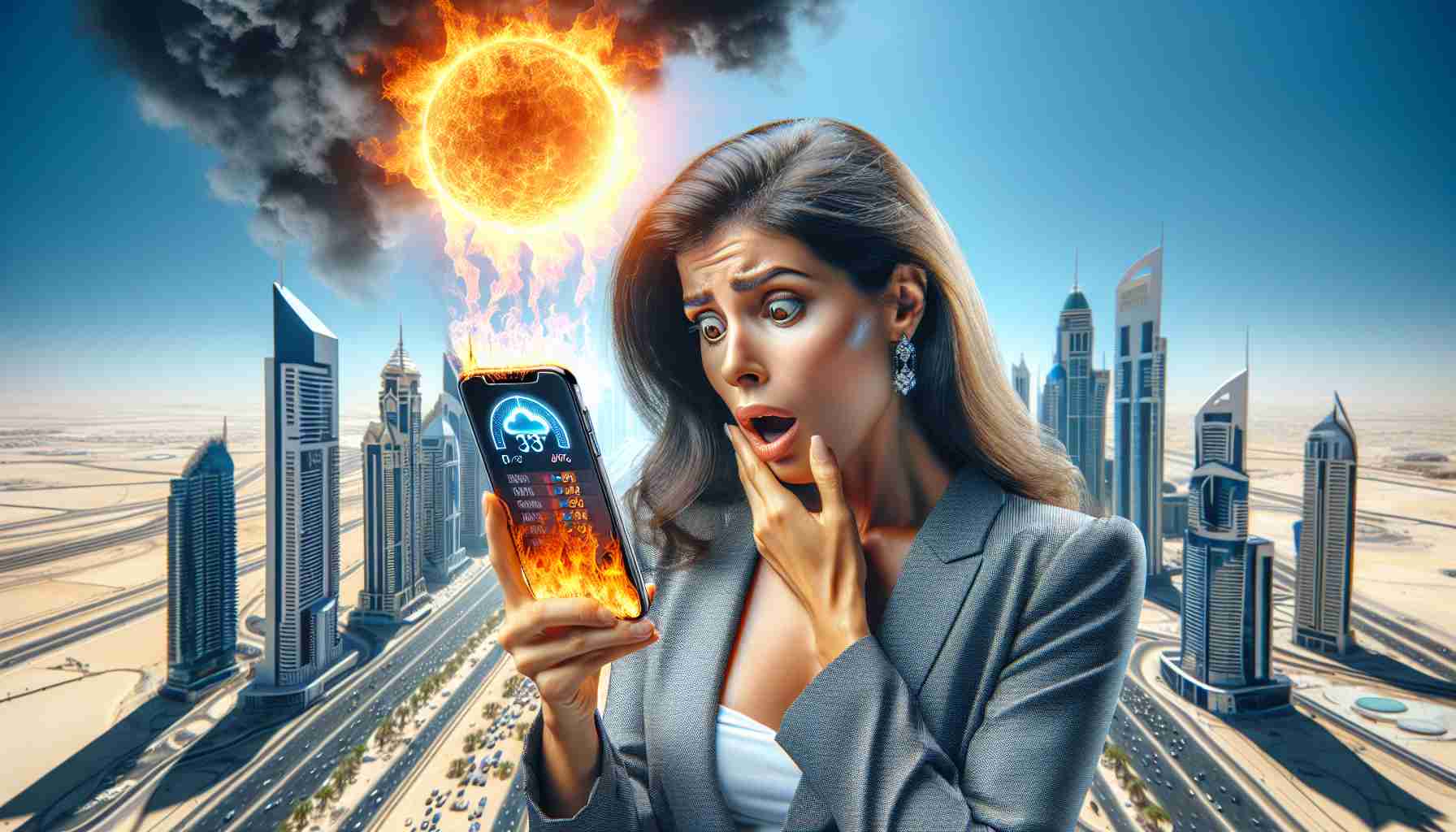 Dubai’s Sweltering Climate Renders Tech CEO’s Phone Defunct