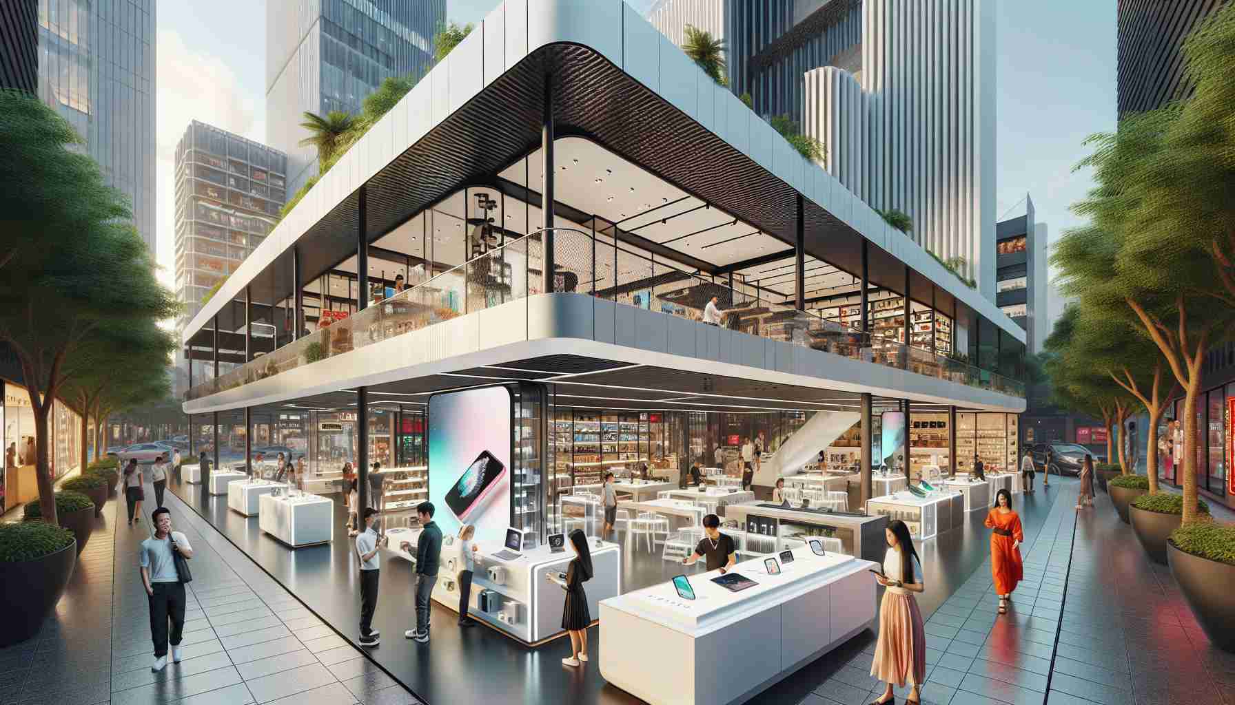 Apple Unveils Innovative Retail Store Concept in Vibrant Locale