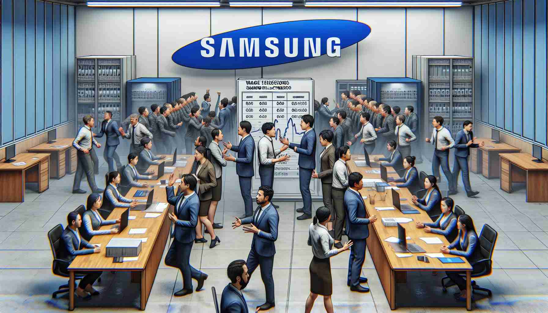 Samsung Electronics Faces Labor Dispute Amidst Wage Tension