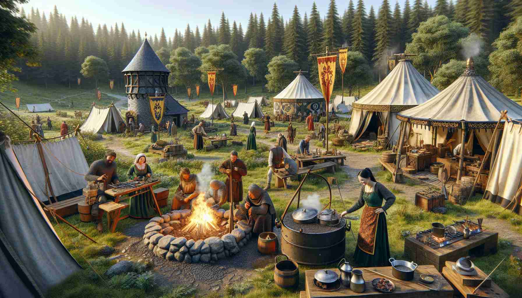 Medieval Adventure Camp Offers Unique Experience Away from Technology