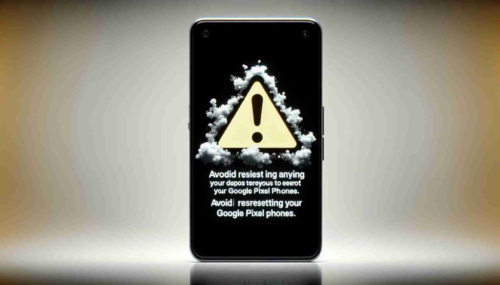 Warning: Avoid Resetting Your Google Pixel Phones