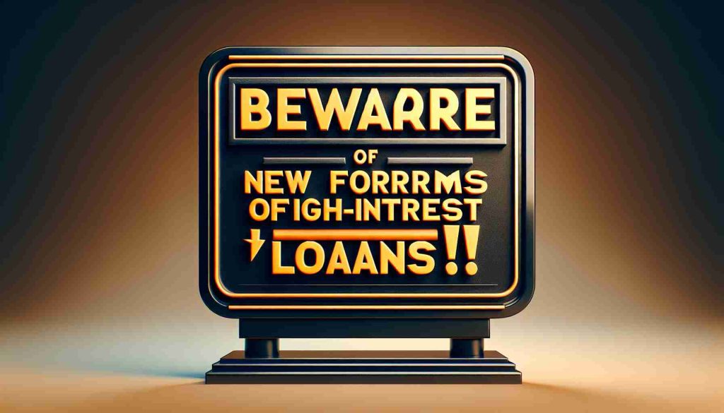 Beware of New Forms of High-Interest Loans