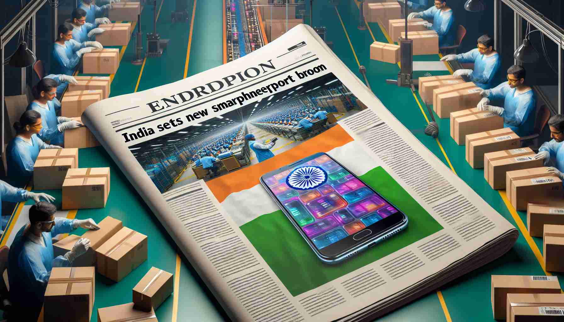 New Title: India Sets New Global Record with Smartphone Export Boom